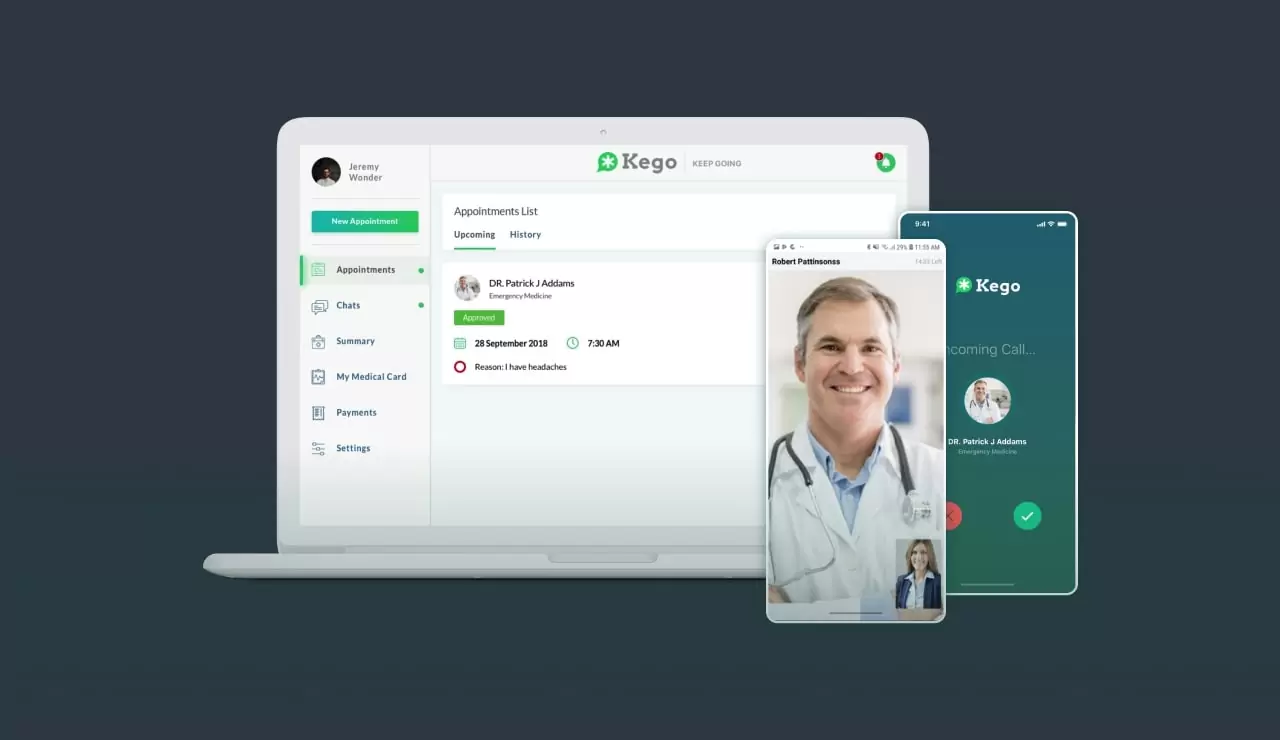 Kego video calling app