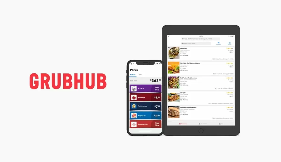 GrubHub delivery app