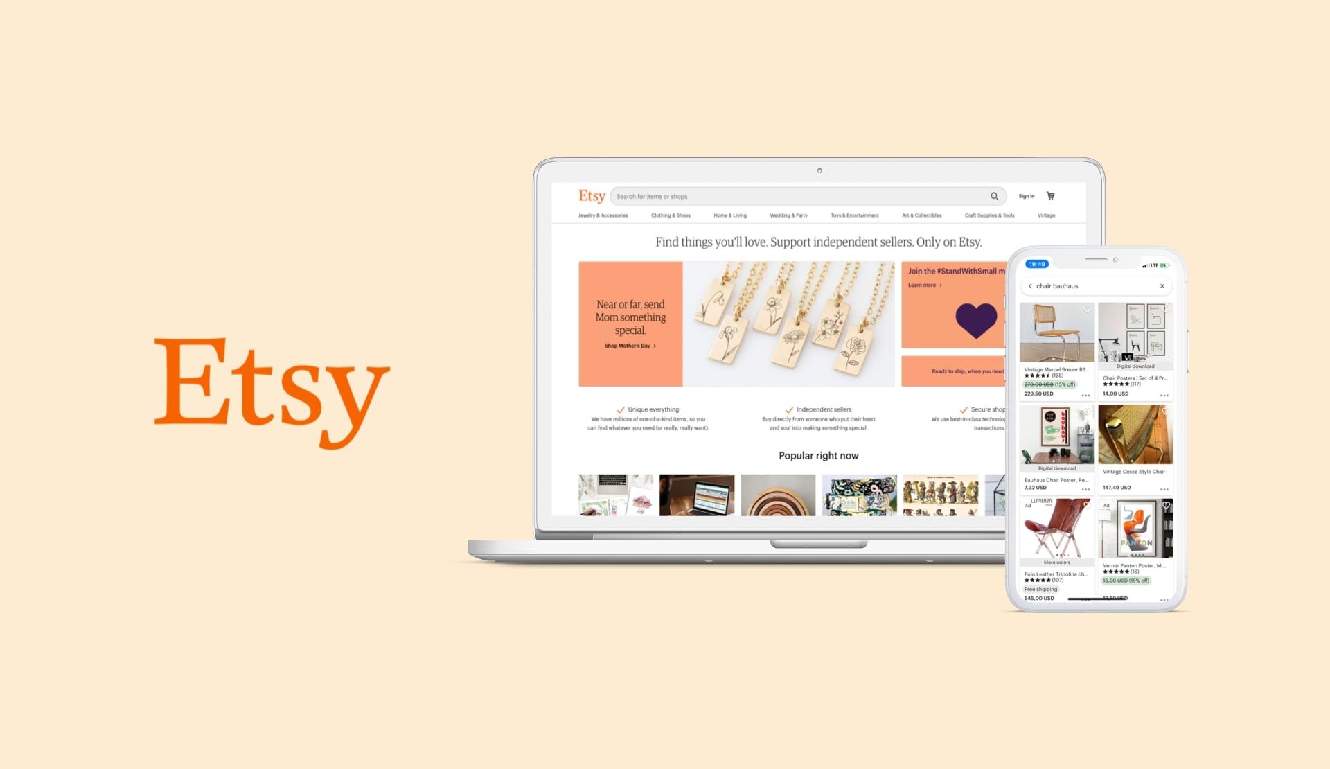 Etsy shopping app
