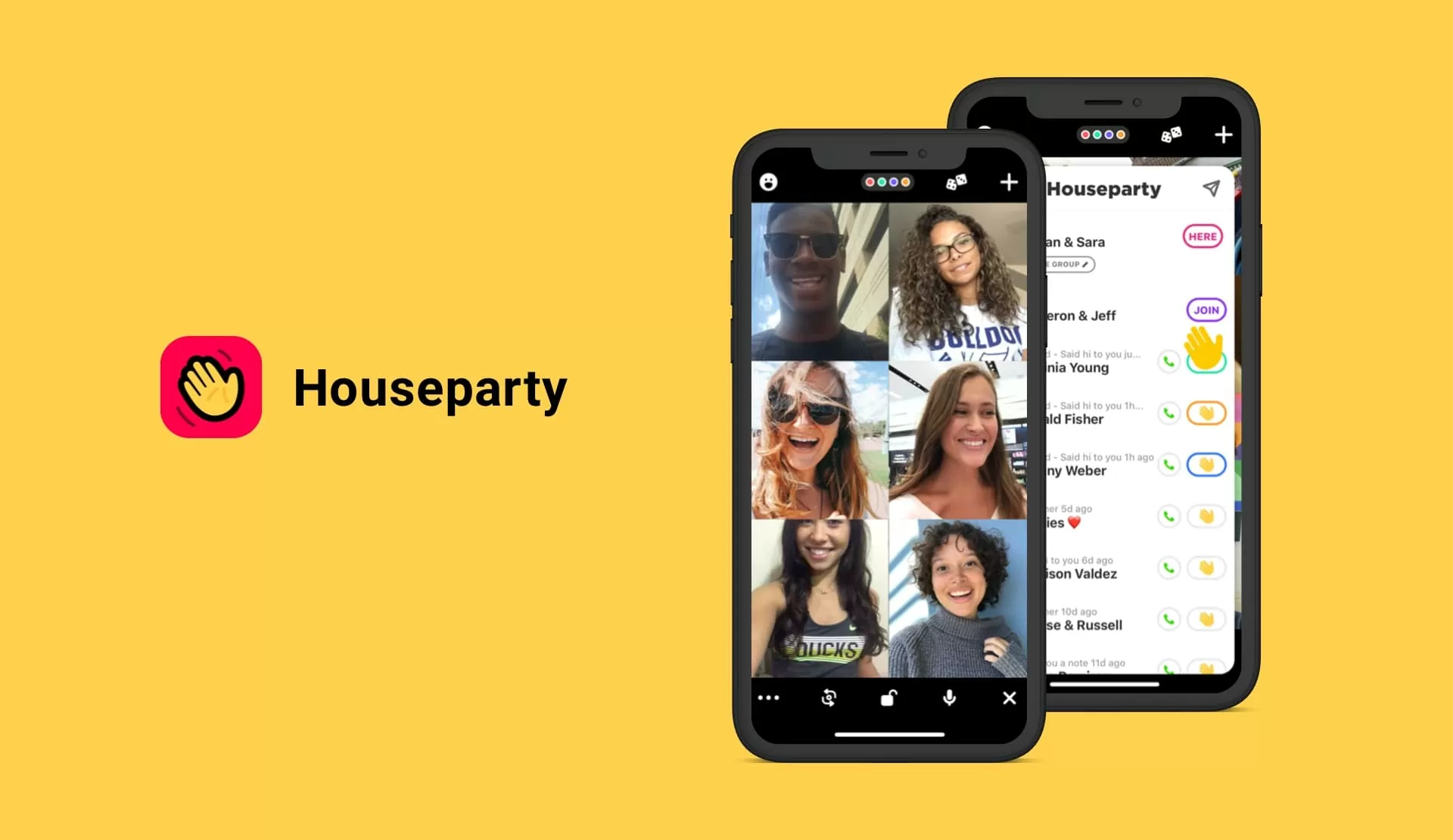 Houseparty video calling app