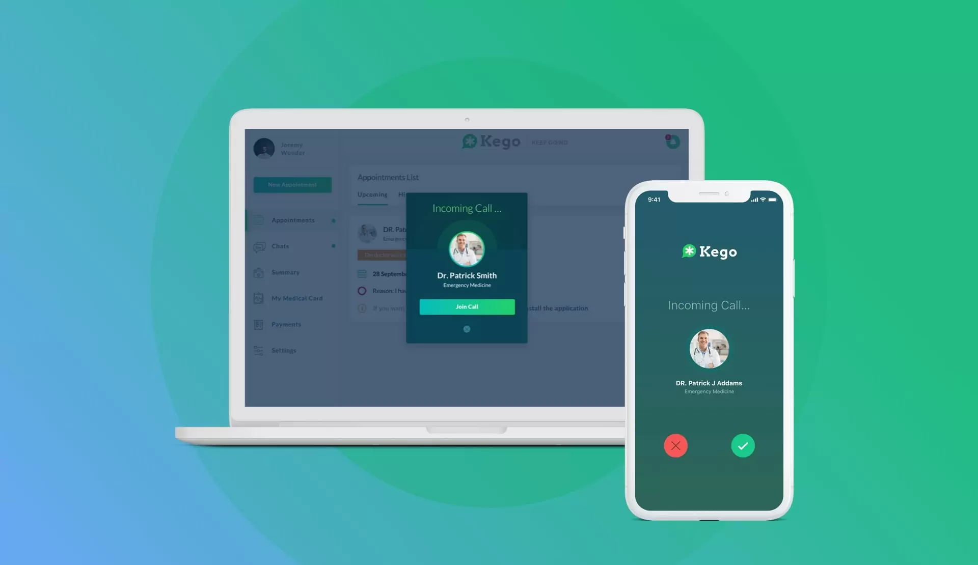 Kego - a healthcare app with HIPAA compliance as a key feature