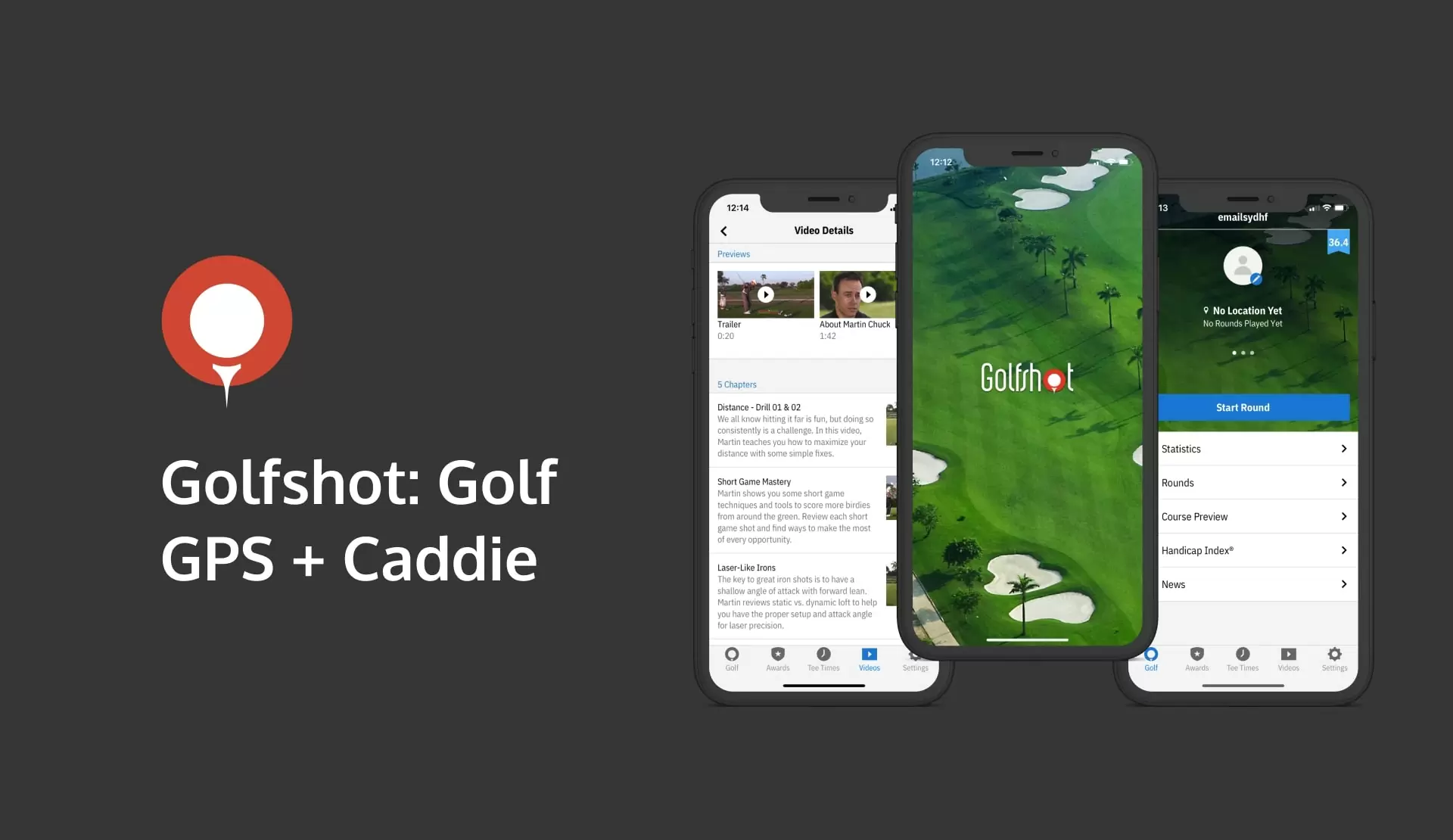 Golfshot - an augmented reality for golf workout app