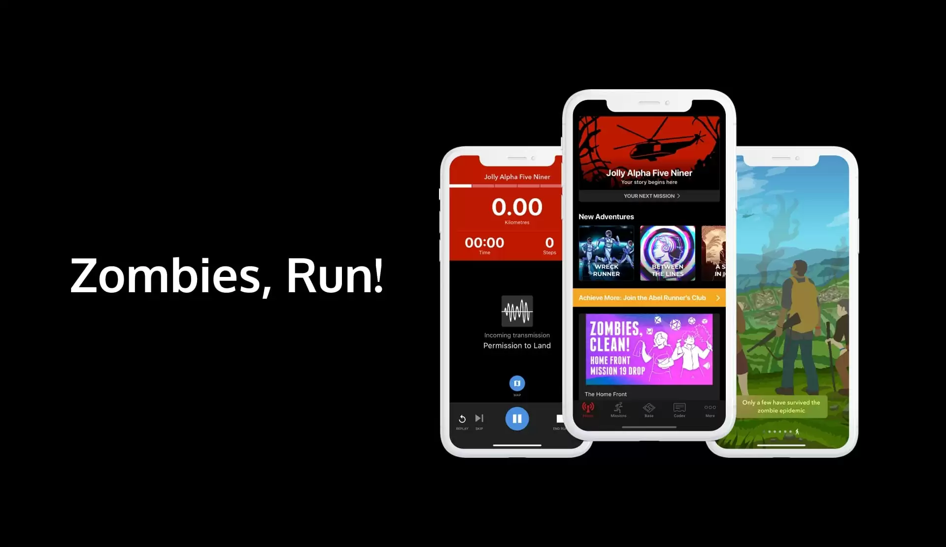 Zombies, Run - an augmented reality workout (running) app
