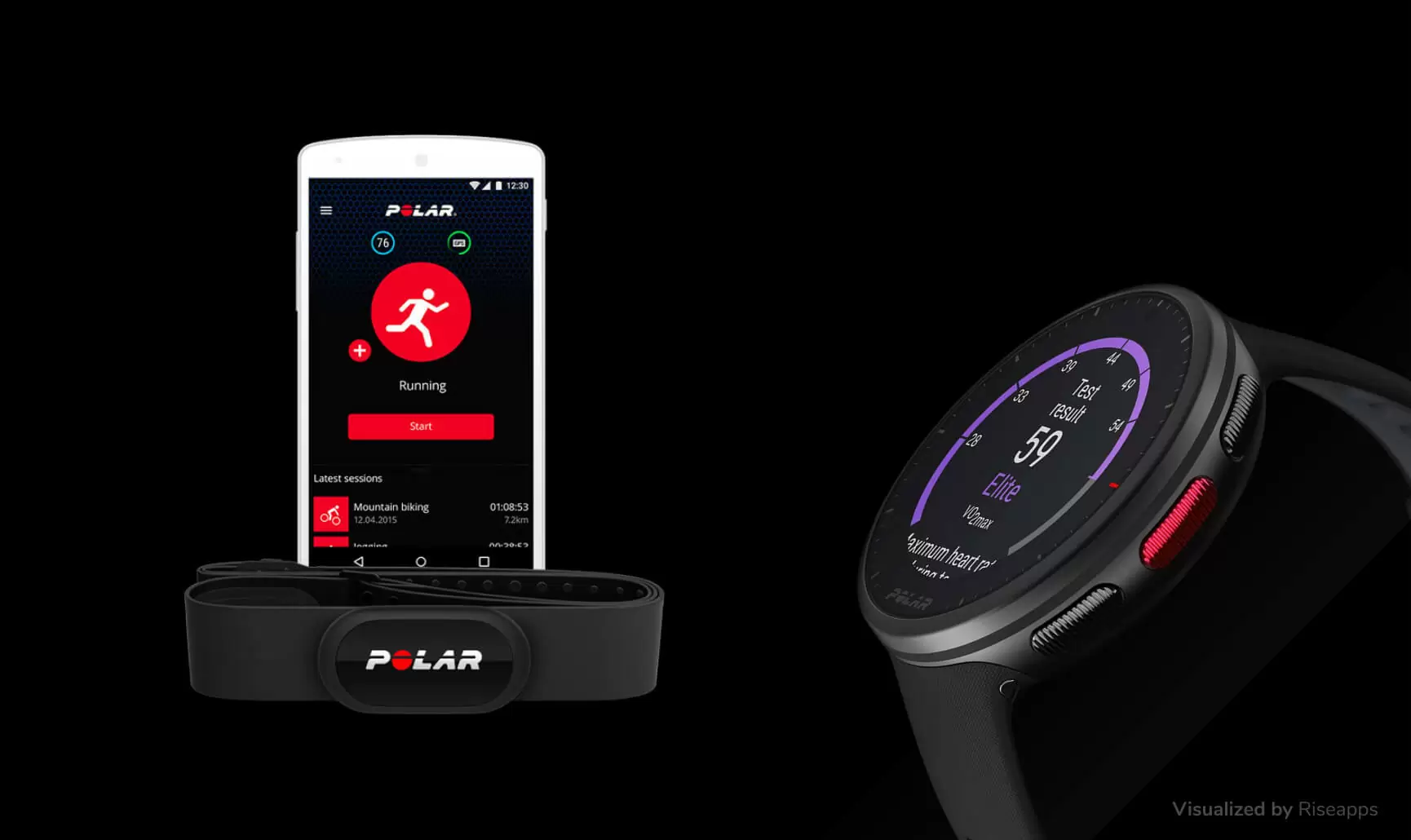 Polar IoT fitness trackers
