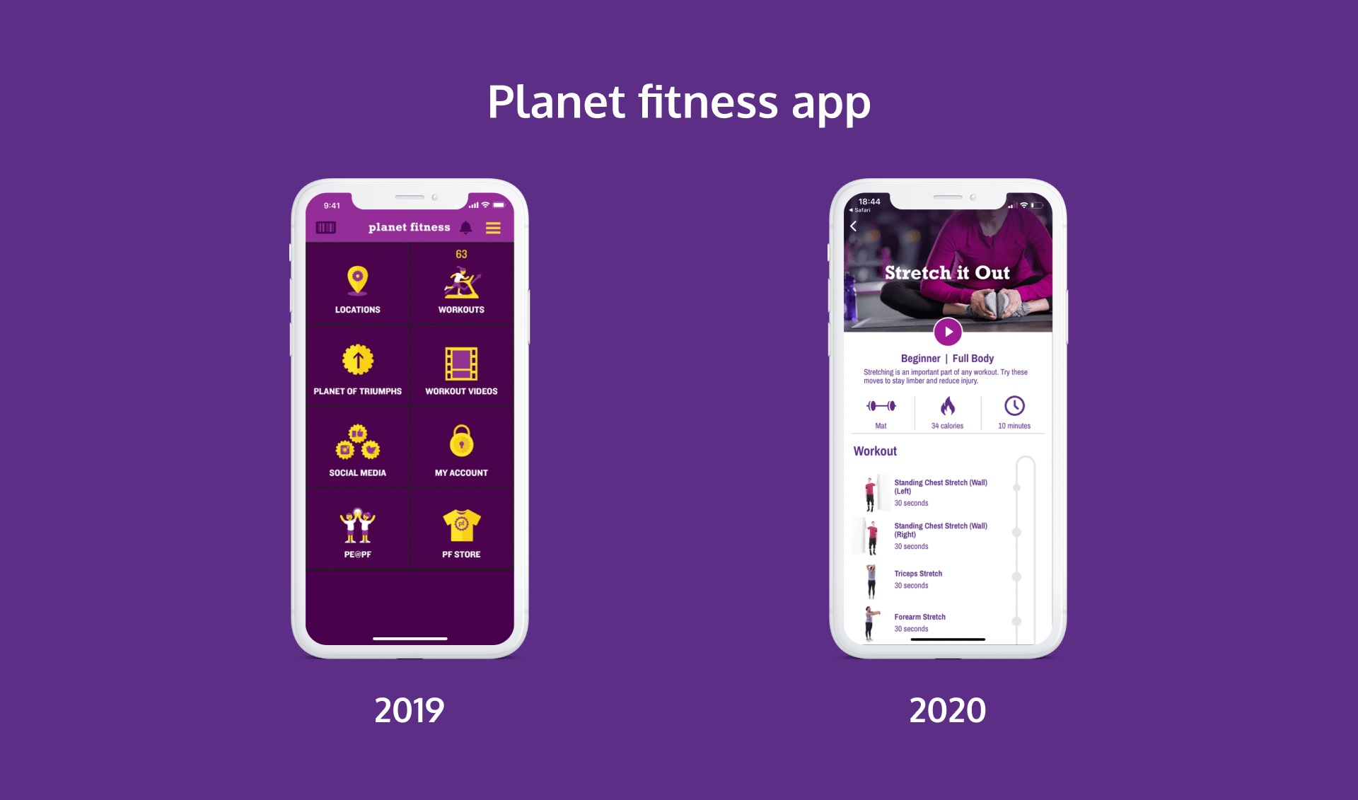 Mobile App  Planet Fitness