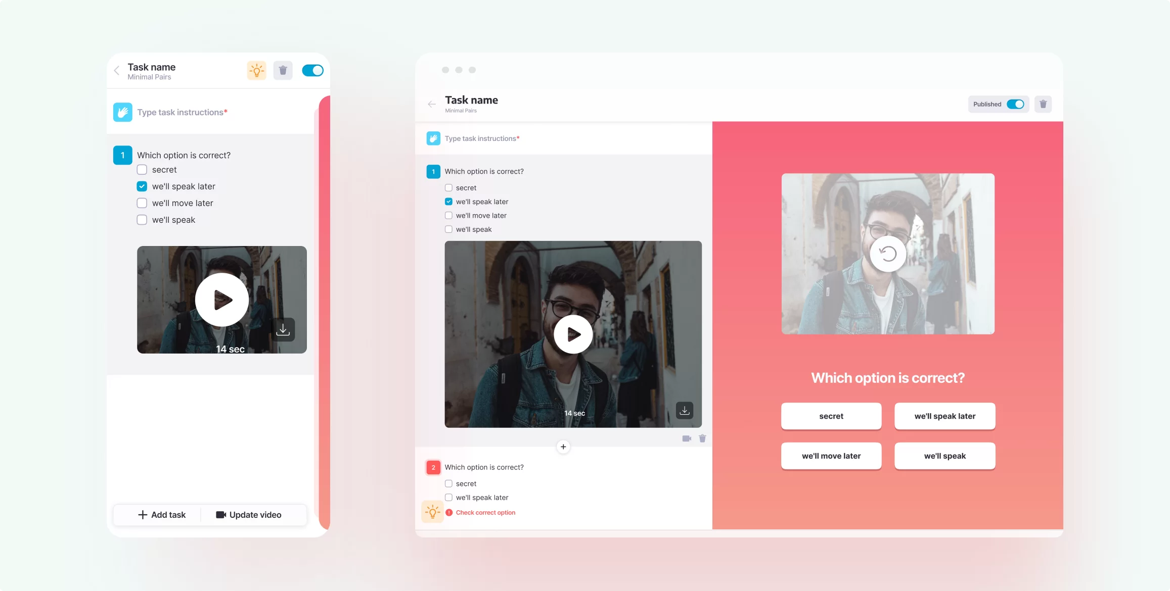 Language learning app by Riseapps