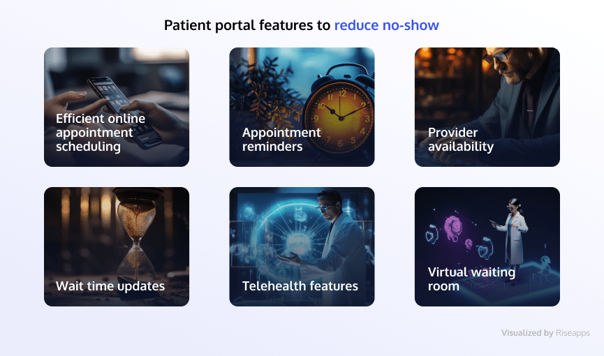 Patient-portal-features-to-reduce-no-show Riseapps