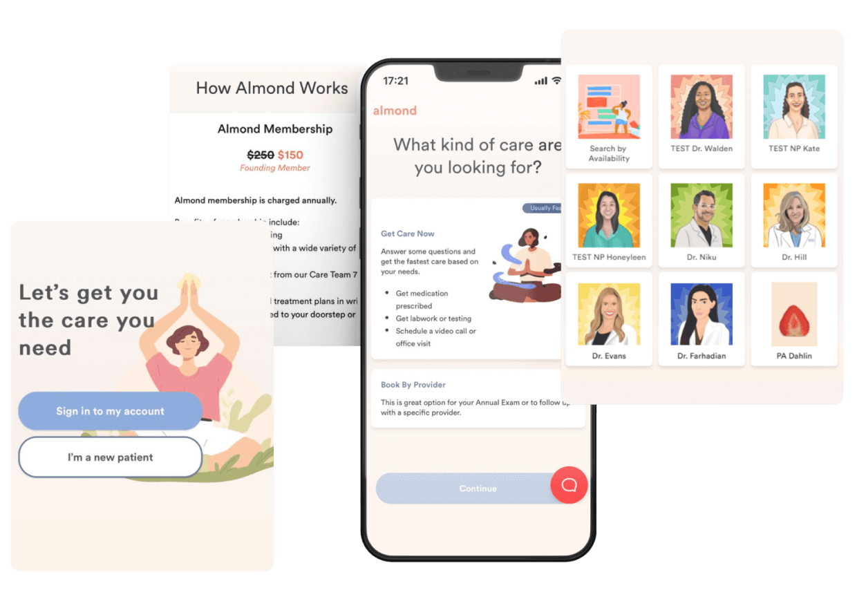 Virtual hospitals: Almond Health case study by Riseapps