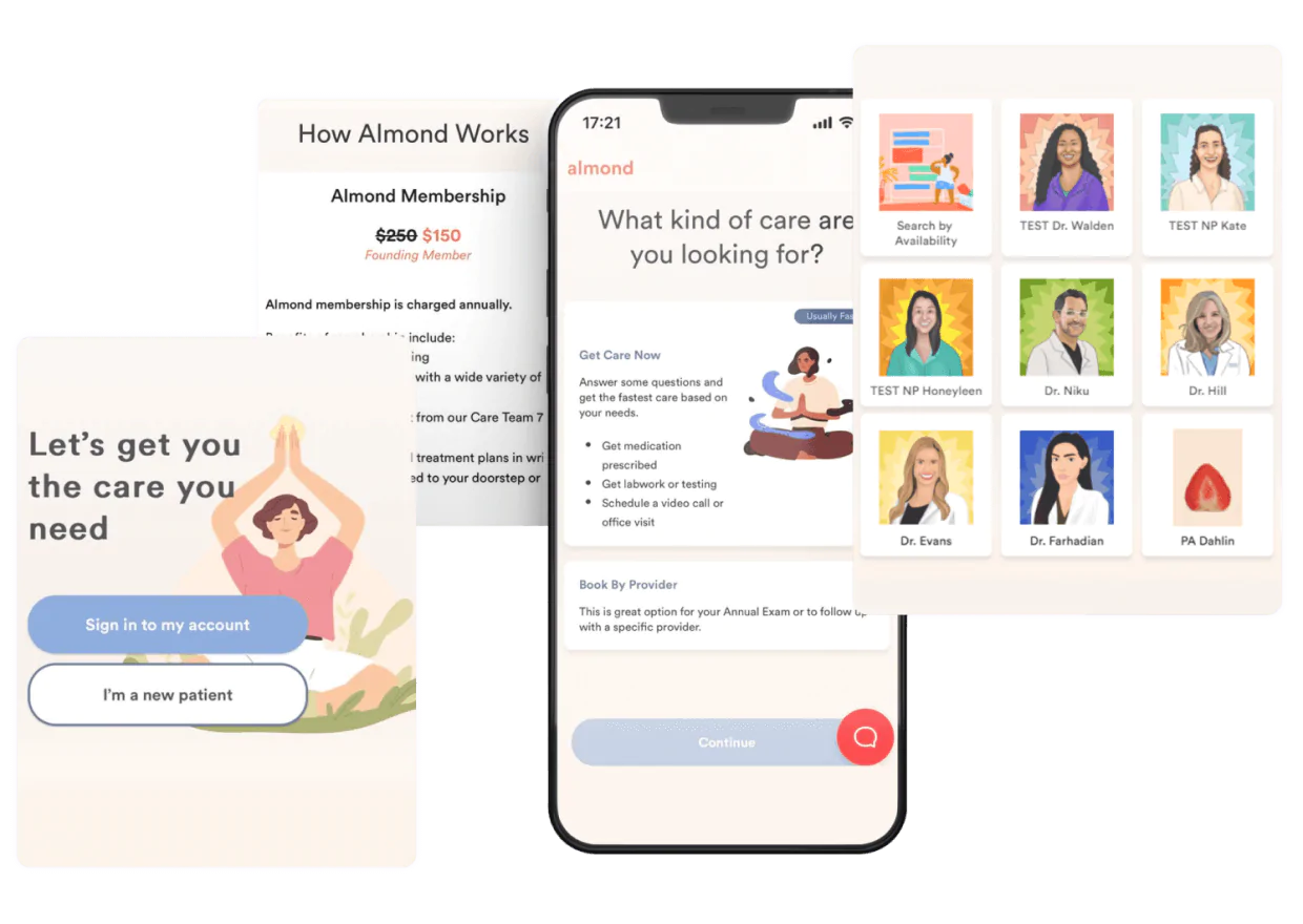 Virtual hospitals: Almond Health case study by Riseapps