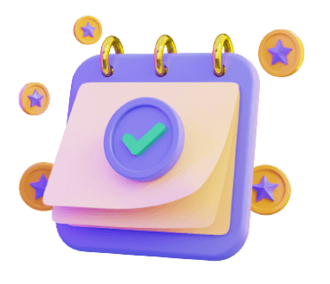 3D icon calendar