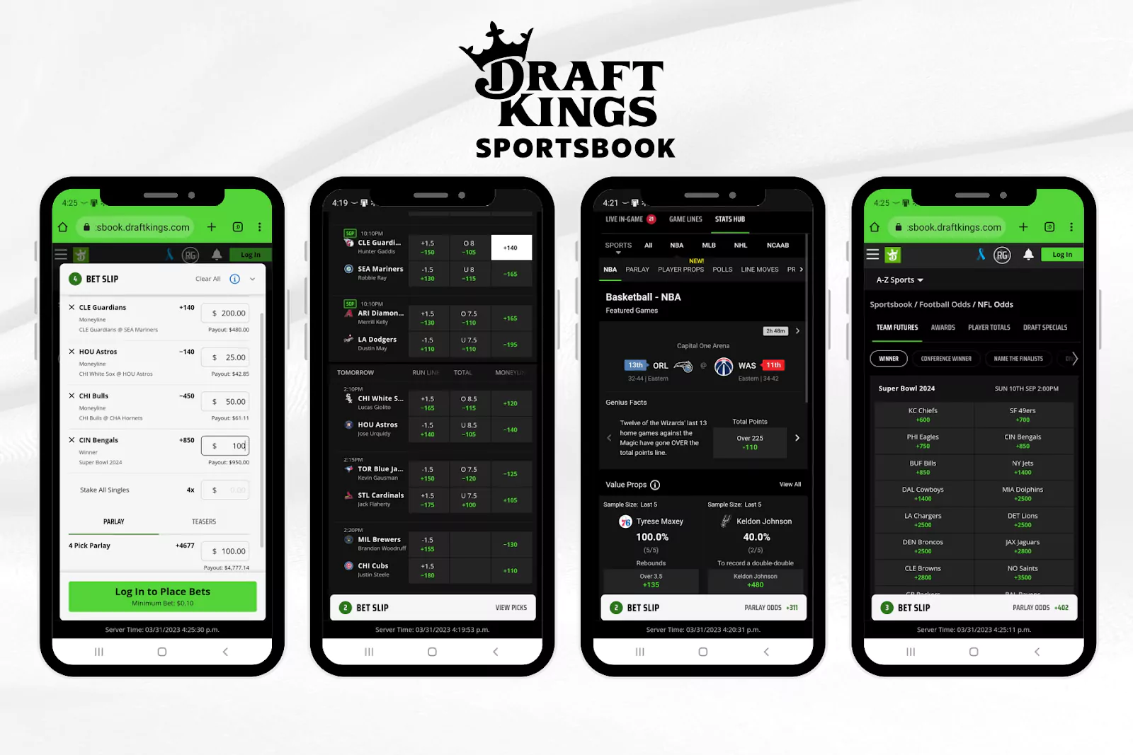 Sports Betting App Development in 2025: DraftKings Interface