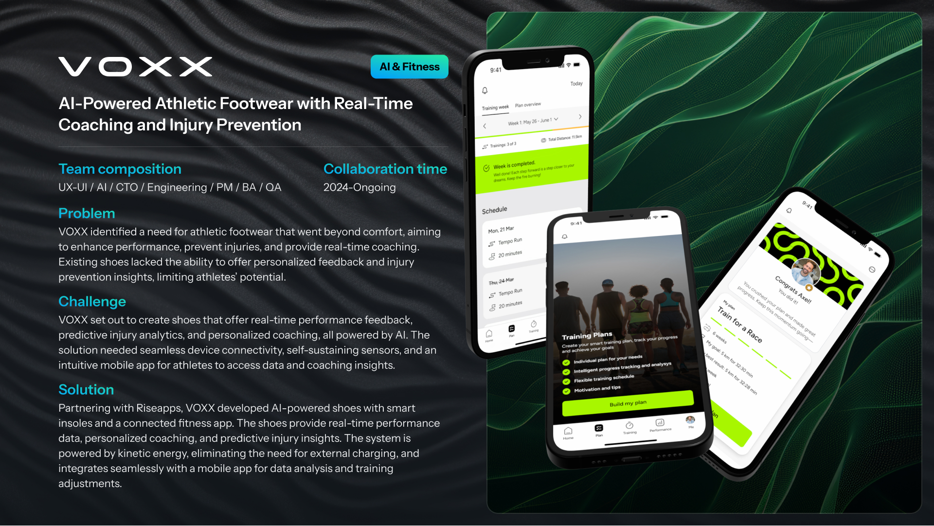 Generative AI software development: VOXX case study