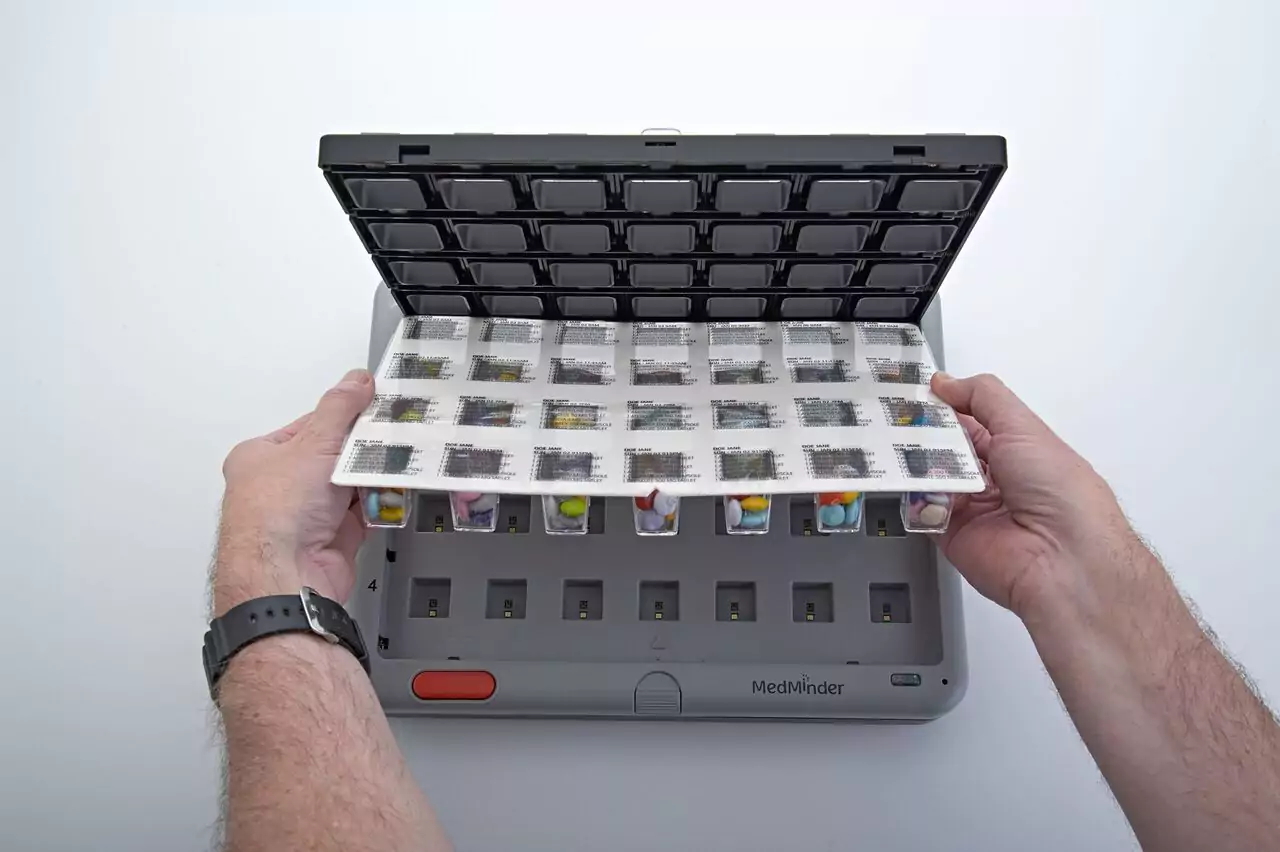 Connected Medical Devices Examples: MedMinder Medication Adherence system