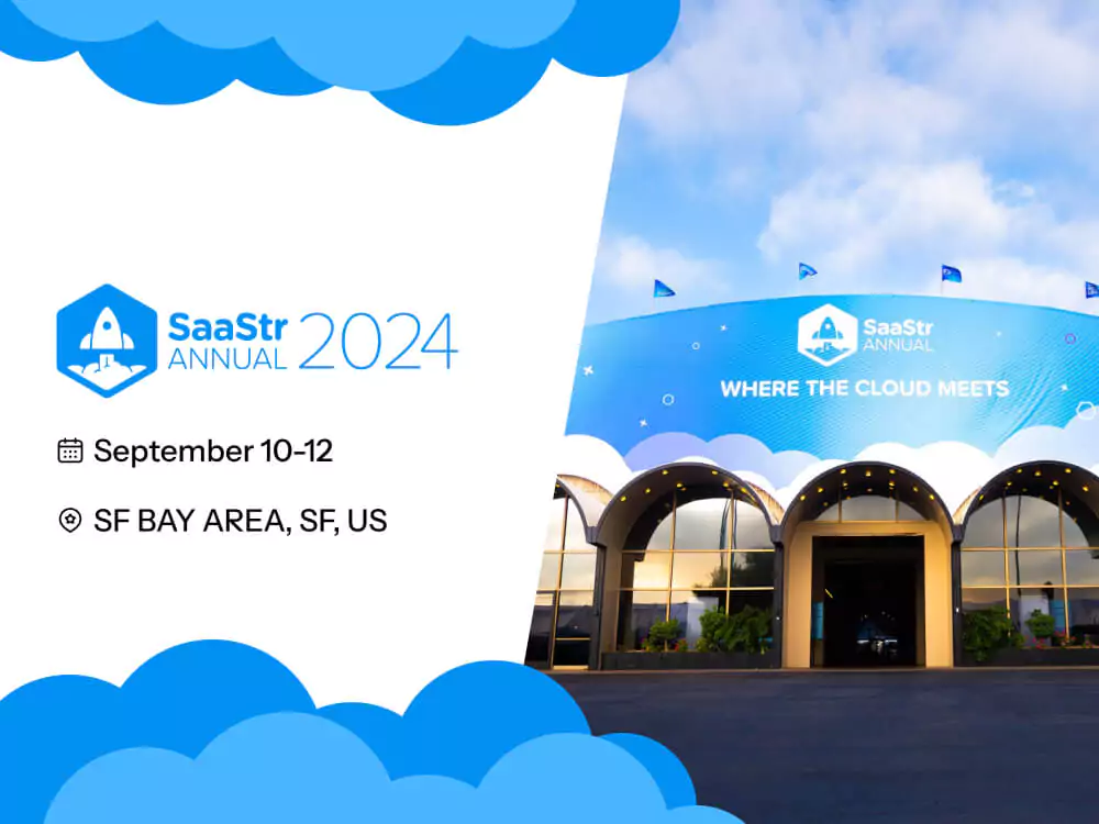 SaaStr 2024 | SF Bay Area, CA | 10-12 Sep