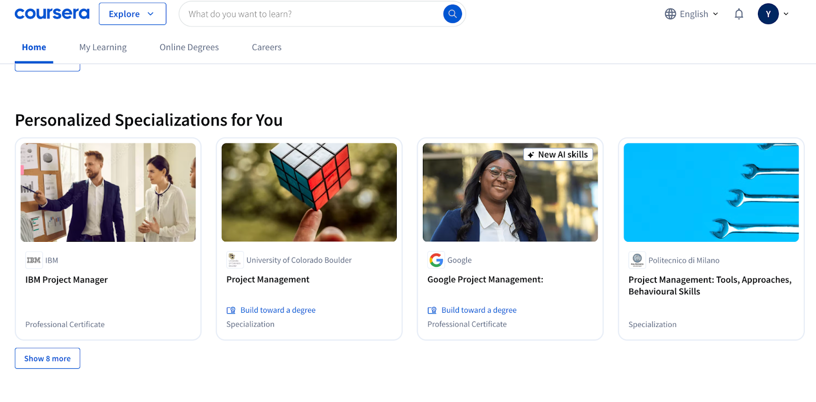 LMS development 2025: AI recommendations feature