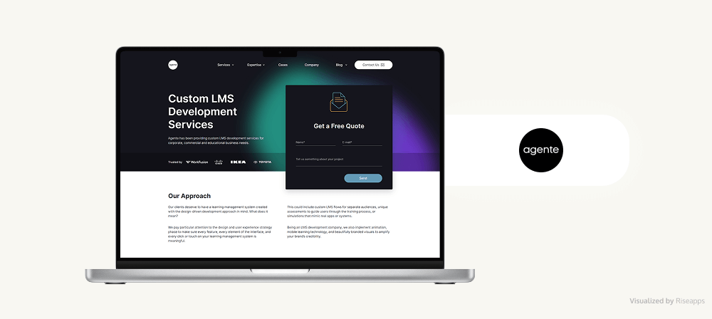 Agente Studio custom LMS development company