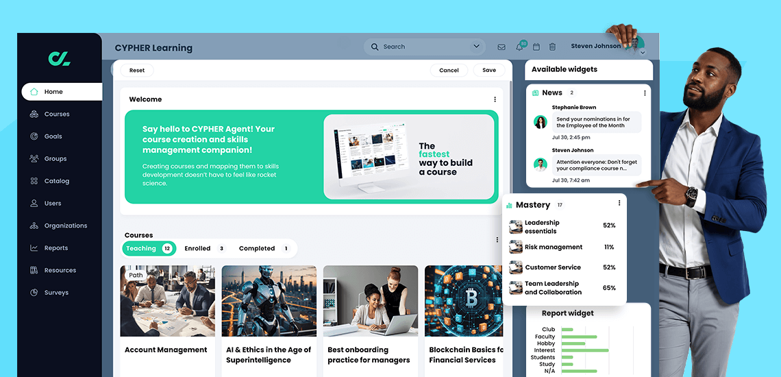 CYPHER-Learning customizable-learner-dashboards-and-progress-tracking in lms