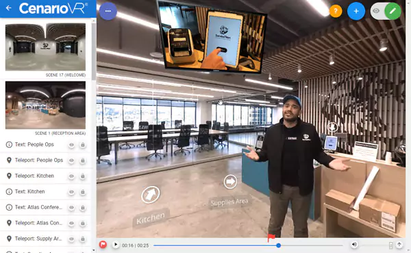 CenarioVR Interface