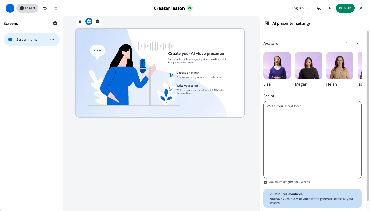 Docebo AI Video Presenter