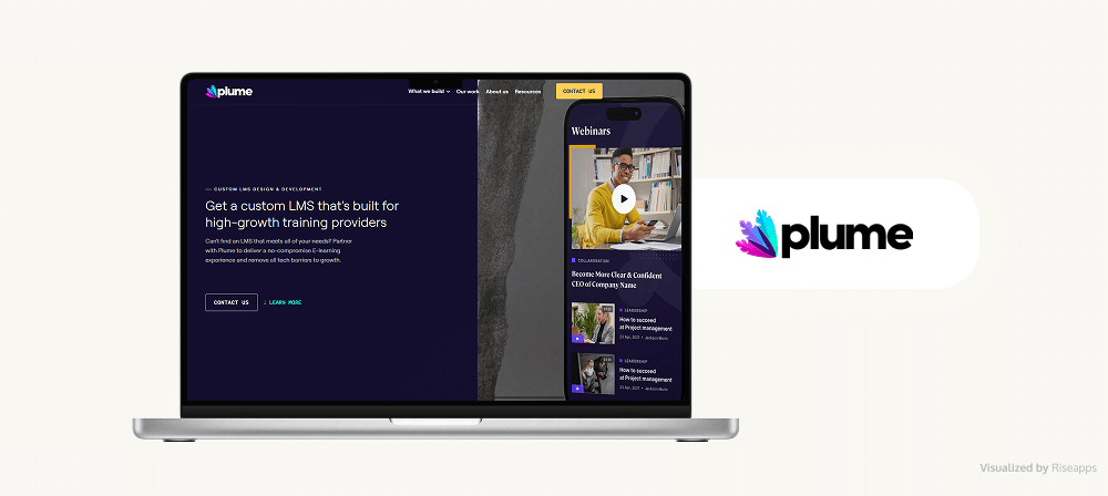 Plume Studio custom LMS development company